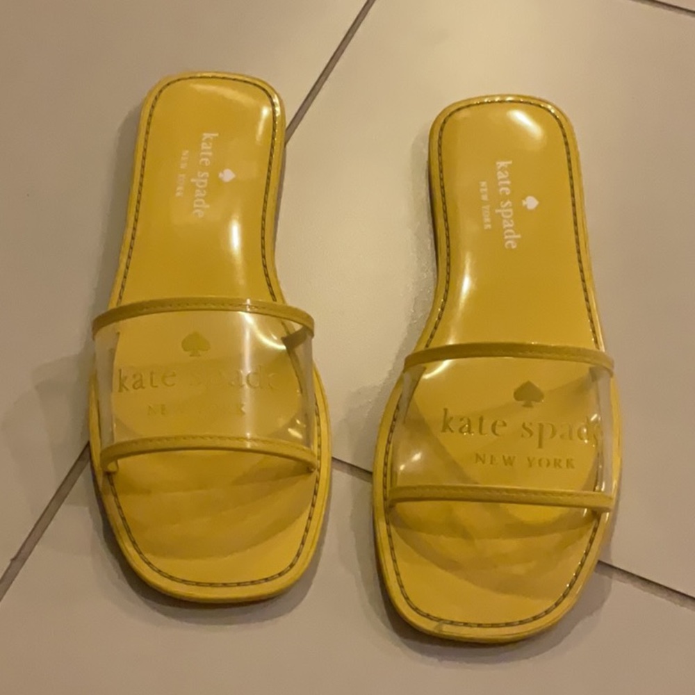 Brand New Kate Spade Yellow Sandals